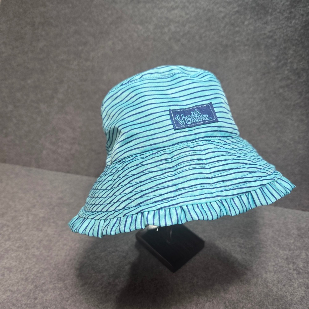 UV Skinz Kids Reversible Bucket Hat Blue Pineapple Sun Hat Unisex UPF 50+